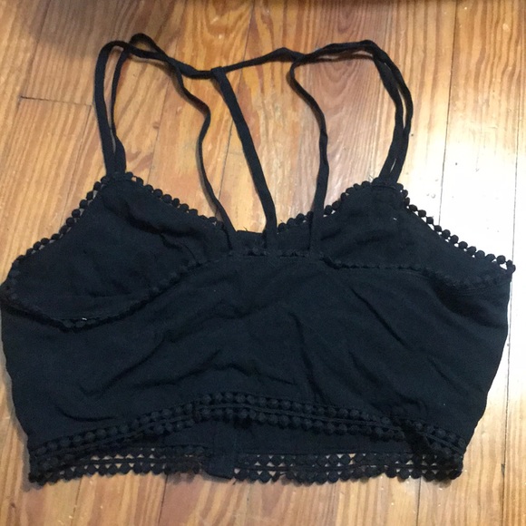 Black crop top - Picture 2 of 2